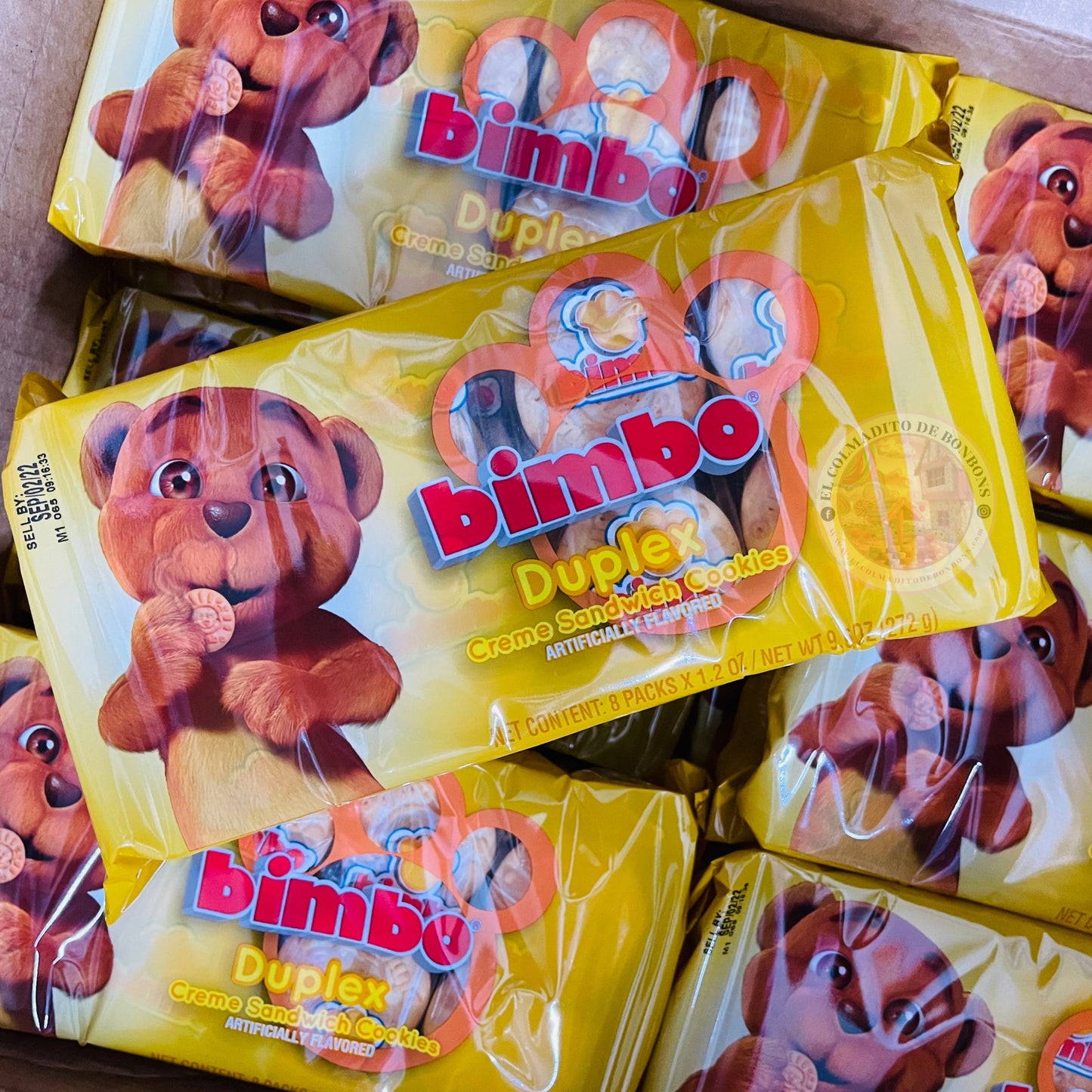 BIMBOS DUPLEX CREME SANDWICH COOKIES (PAQUETE)
