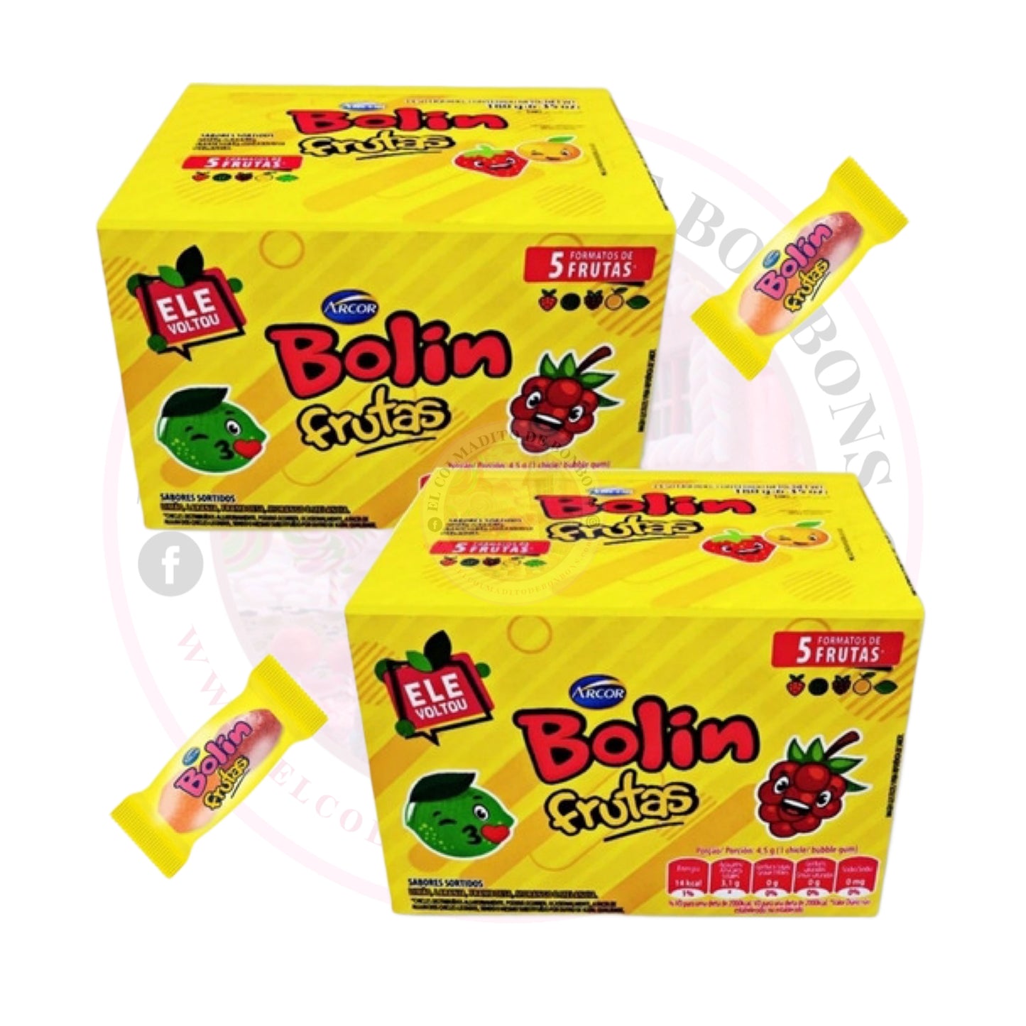 BOLIN FRUTAS (Paquete)