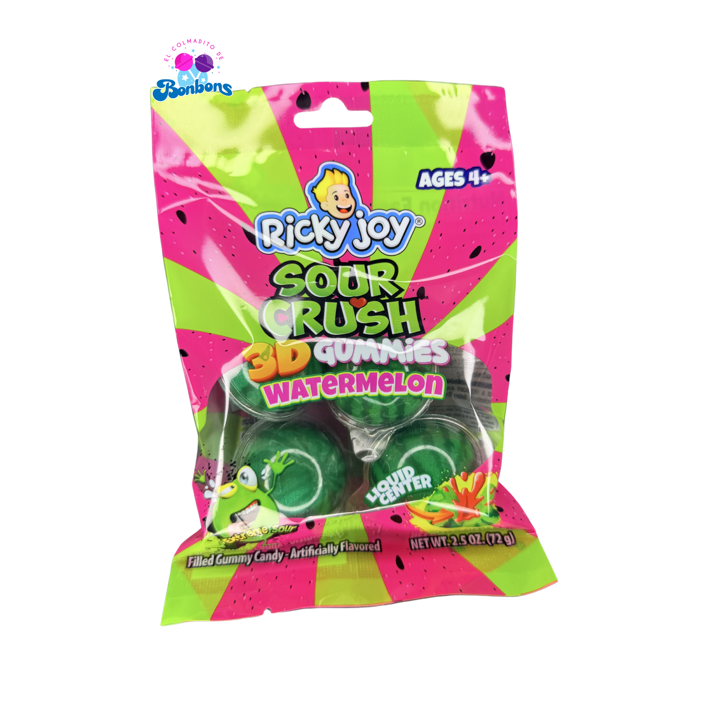 RICKY JOY SOUR CRUSH 3D GUMMIES WATERMELON