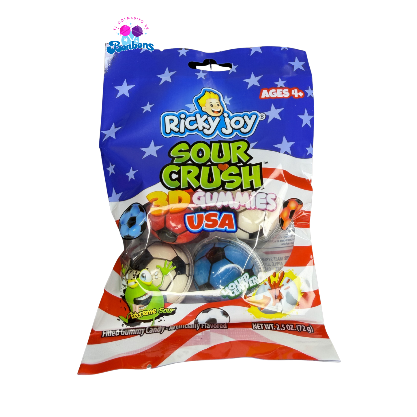 RICKY JOY SOUR CRUSH 3D GUMMIES USA