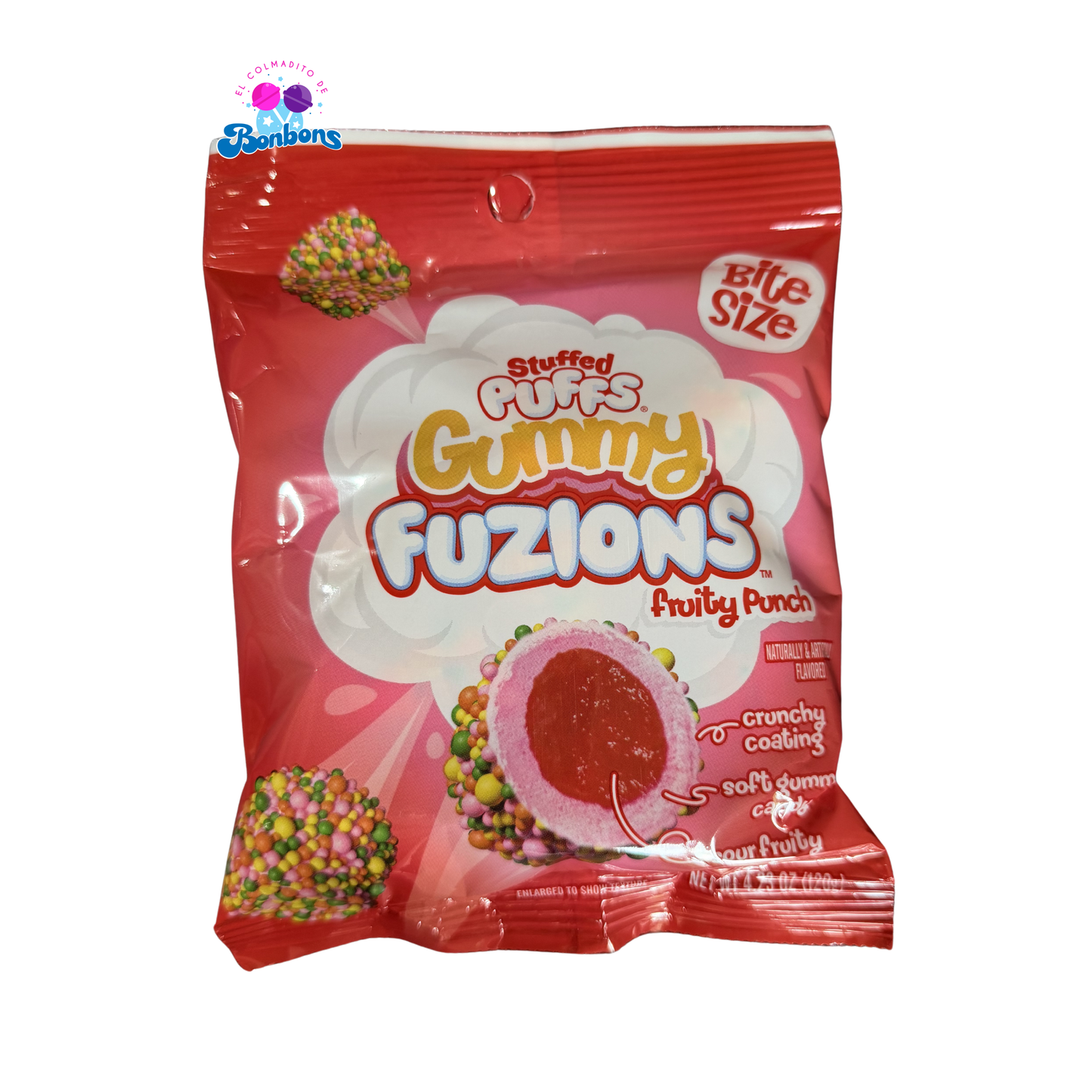 STUFFED PUFFS GUMMY FUZIONS FRUITY PUNCH