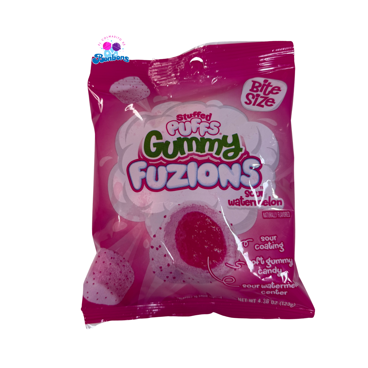STUFFED PUFFS GUMMY FUZIONS SOUR WATERMELON