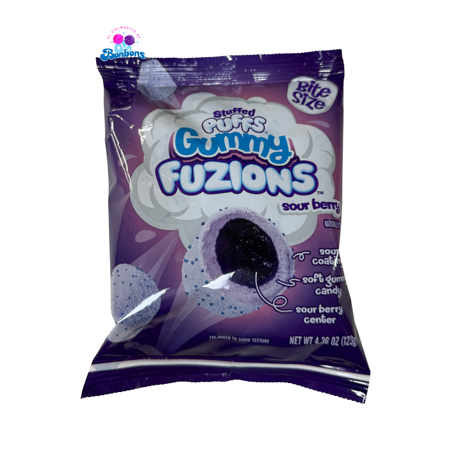 STUFFED PUFFS GUMMY FUZIONS SOUR BERRY