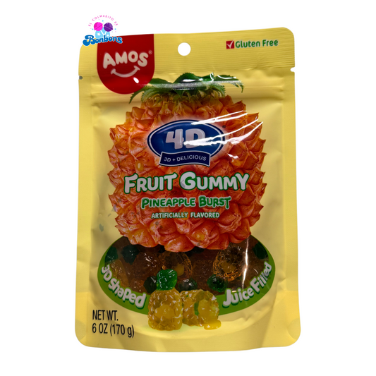 AMO 4D FRUIT GUMMY PINEAPPLE  BURST