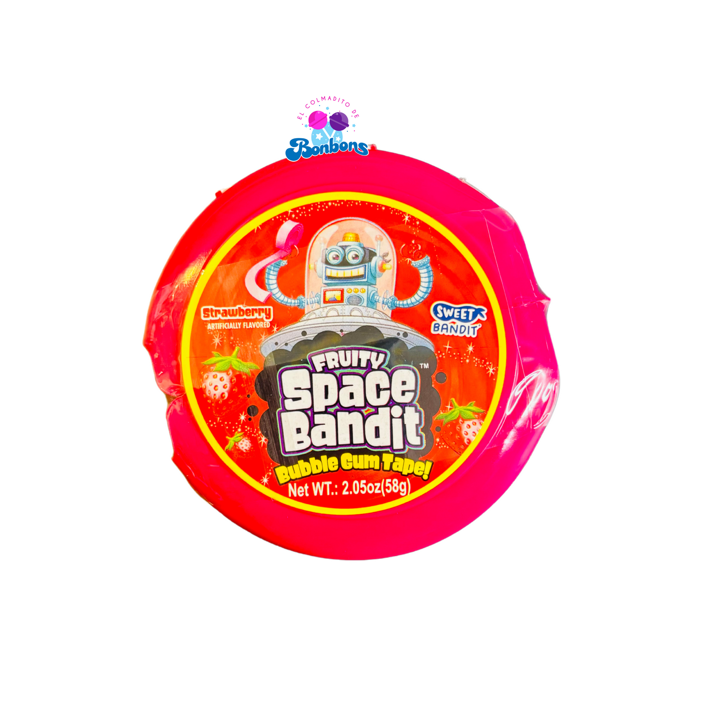 FRUITY SPACE BANDIT BUBBLE GUM TAPE!