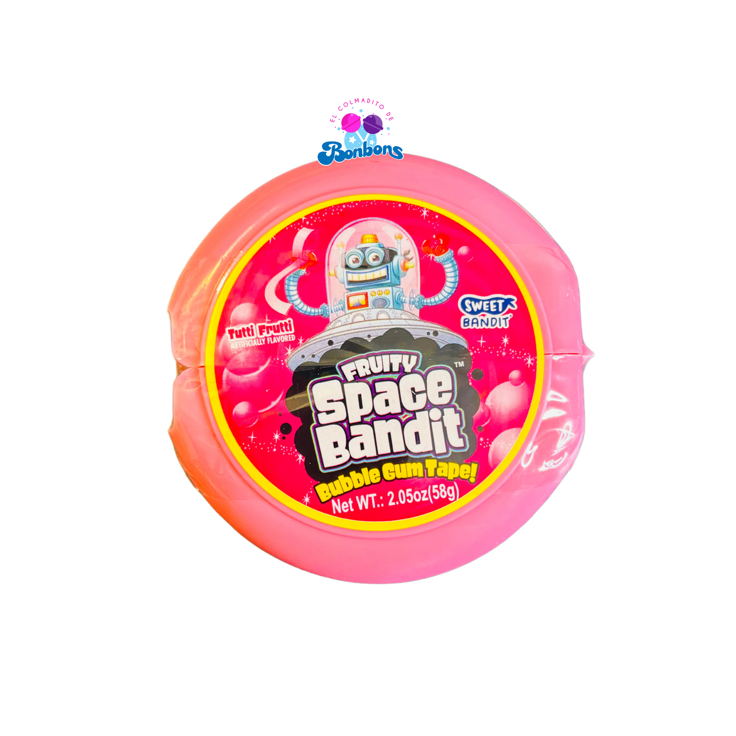 FRUITY SPACE BANDIT BUBBLE GUM TAPE!