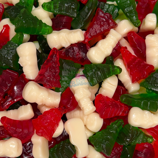 CHRISTMAS GUMMI SNOWMEN & TREES