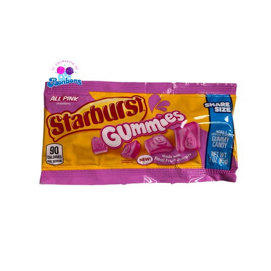 ALL PINK STARBURST GUMMIES