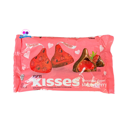 KISSES MILK CHOCOLATE DIPPED STRAWBERRY