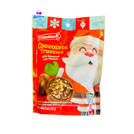 CHOCOLATE TRUFFLES WITH HAZELNUT AND PEANUT