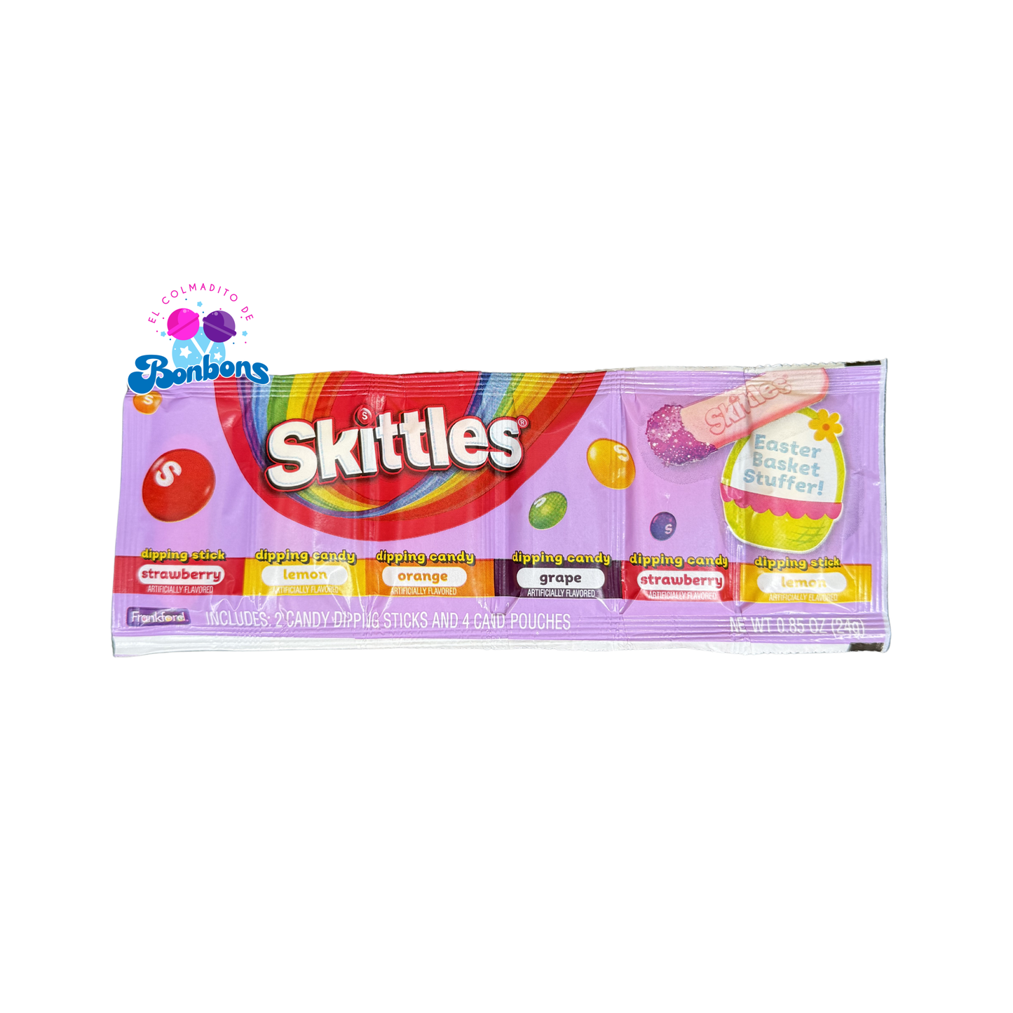 SKITTLES DIG N DIPS STRIP CANDY