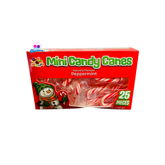 MINI CANDY CANES PEPPERMINT