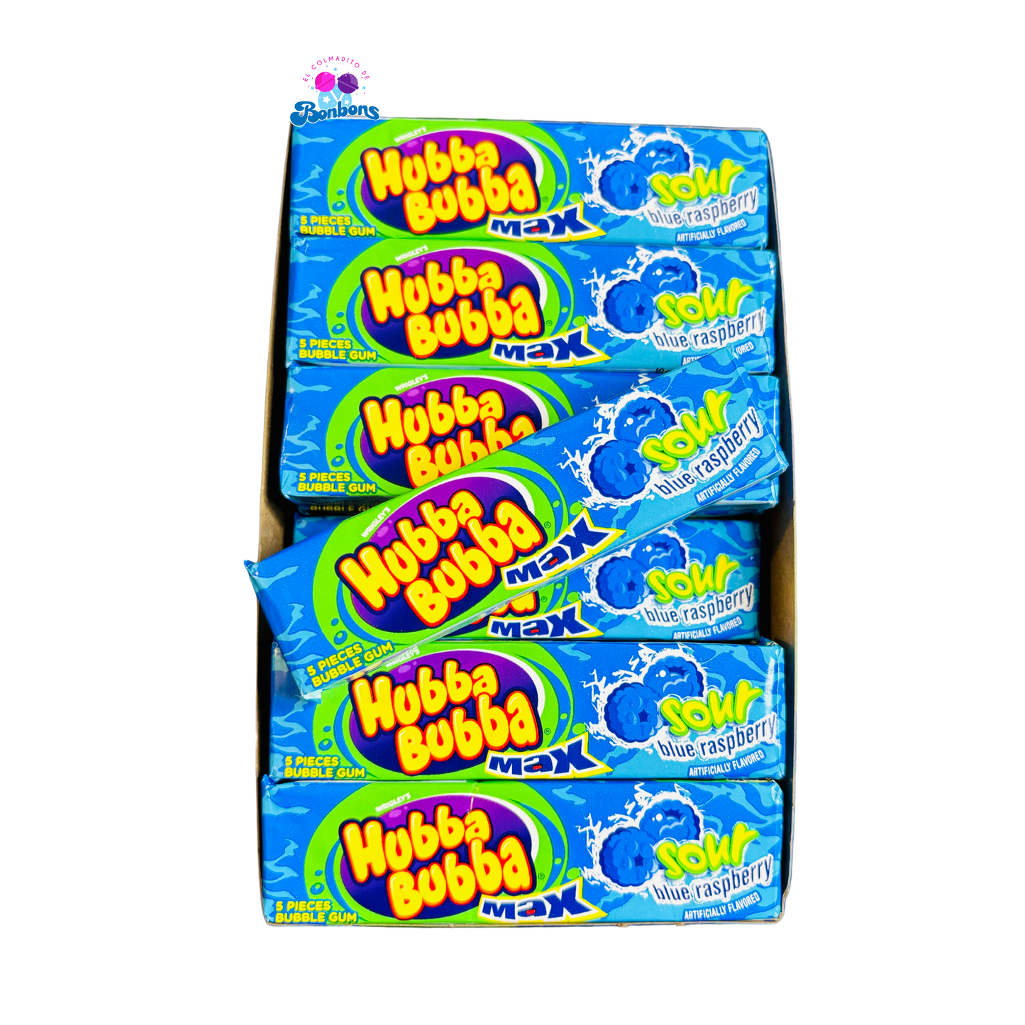 HUBBA BUBBA MAX SOUR BLUE RASPBERRY