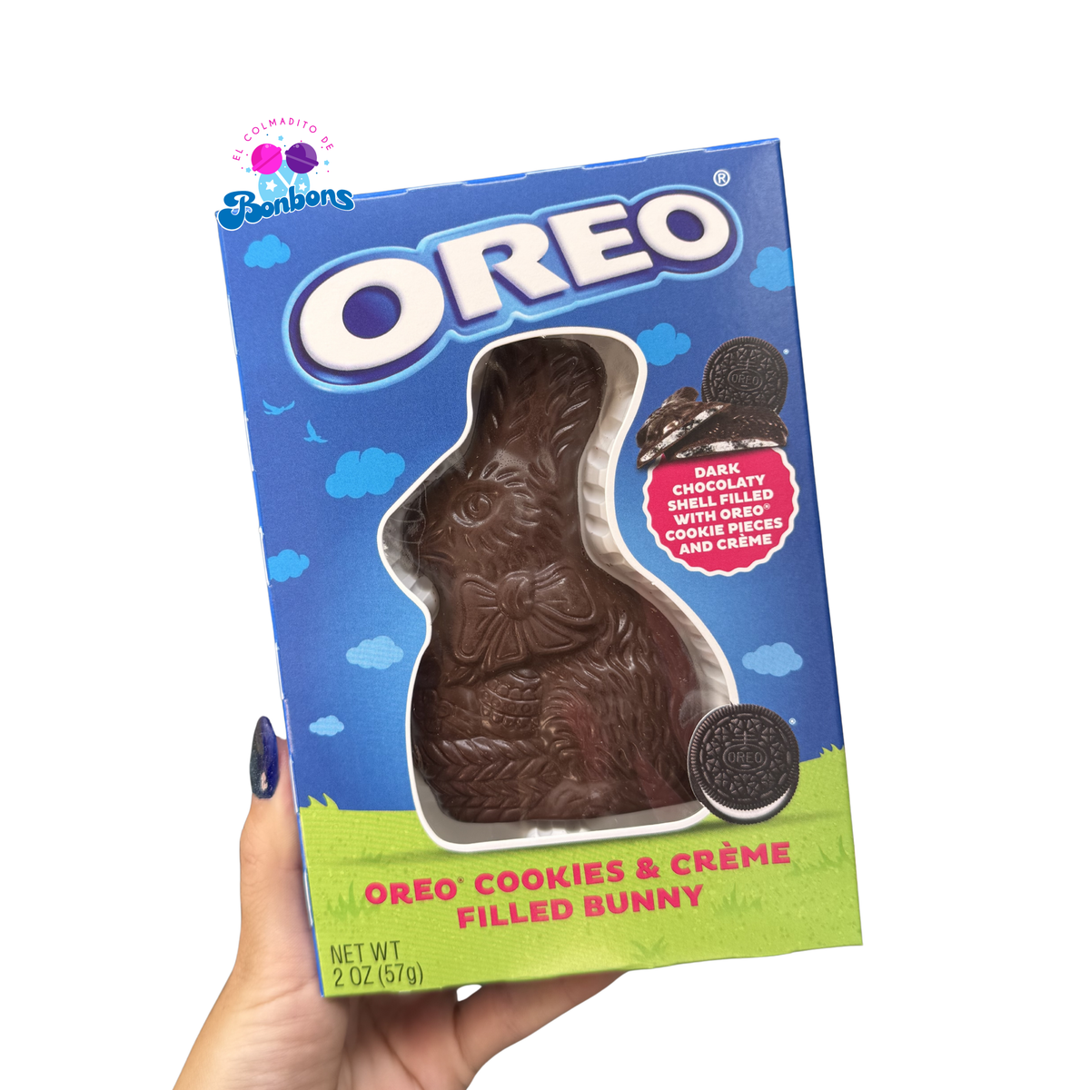 FRANKFORD DARK CHOCOLATE OREO CREME FILLED BUNNY