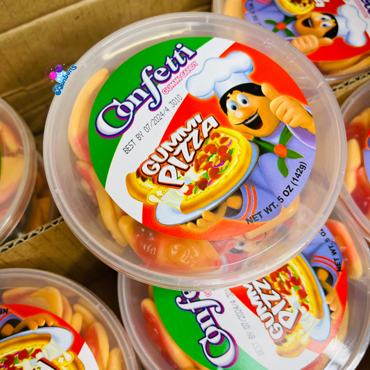 CONFETTI GUMMI PIZZA
