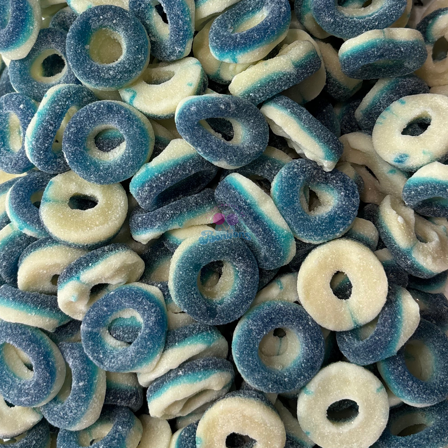 BLUE RASPBERRY RINGS (150g)