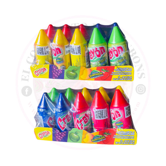 CRAYON SABORES SURTIDOS (PAQUETE)